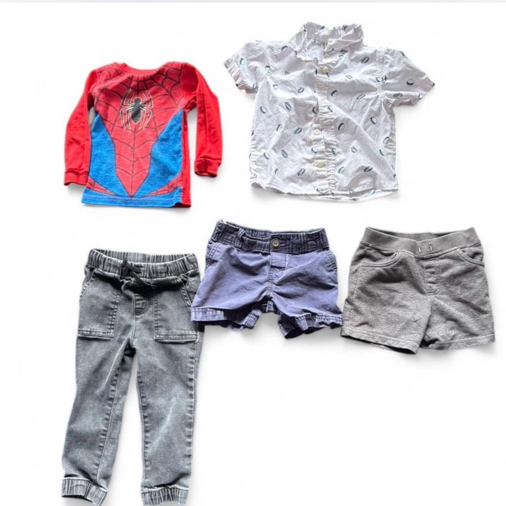 ✨ Spiderman long sleeve shirt and pants set Size 2 years✨